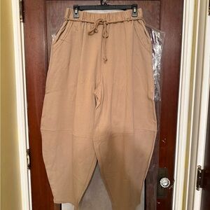 Very J Camel Ankle-Length Pants
